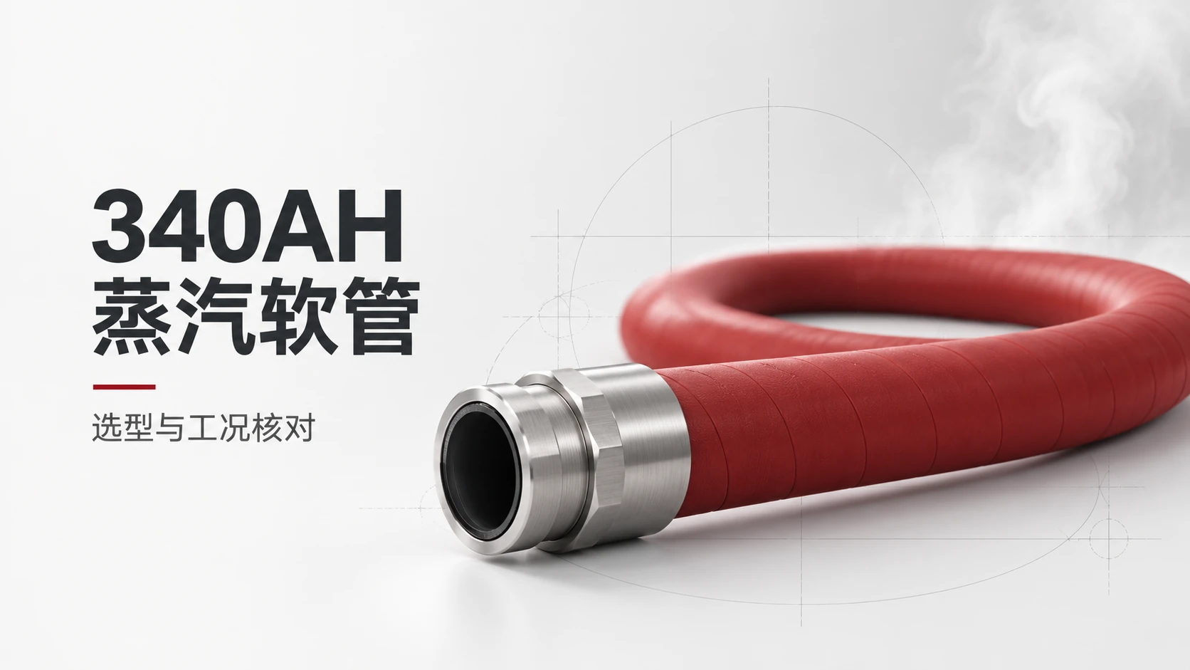 ALFAGOMMA 340AH 蒸汽软管:技术参数、适用工况与选型注意事项