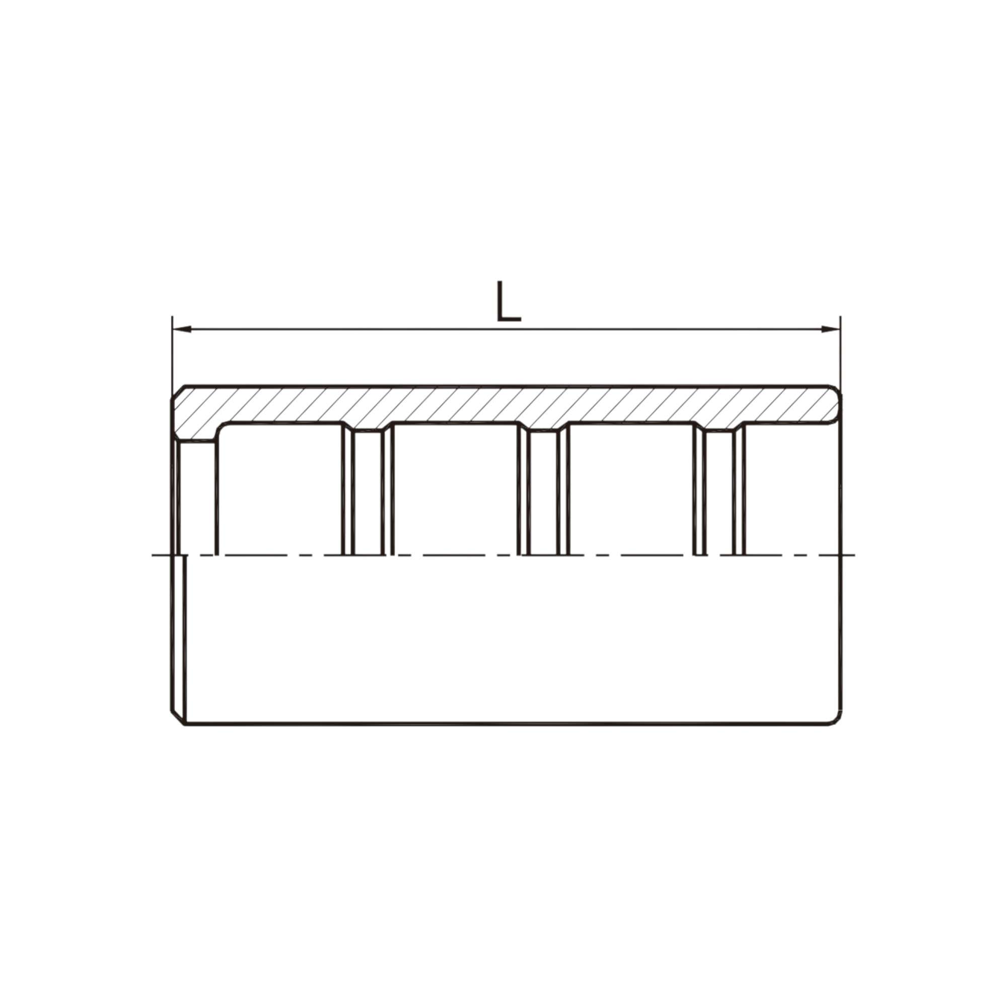 树脂管套筒-00018 用于SAE 100 R7/R8