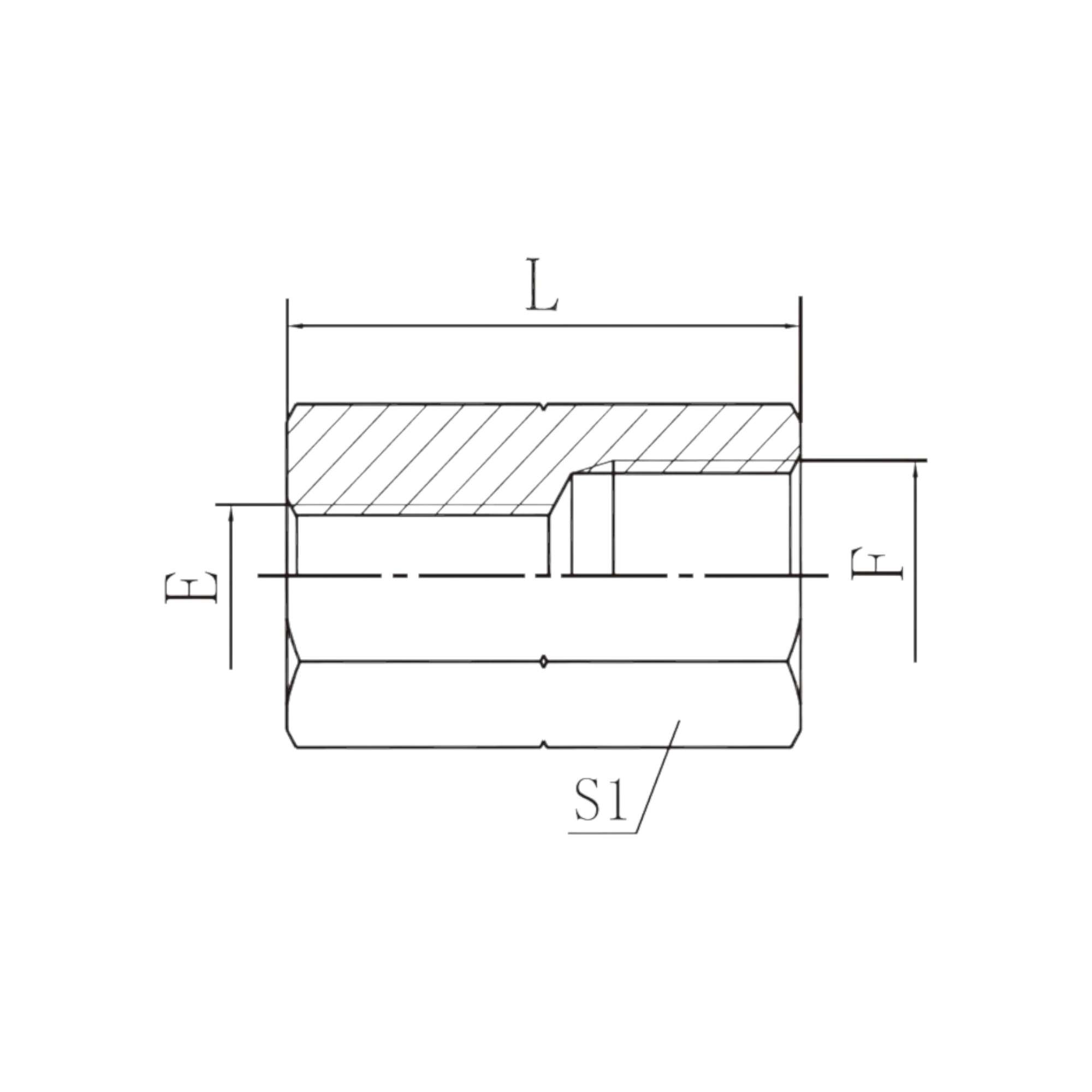 英管内螺纹/英管内螺纹60°外锥  7B-S